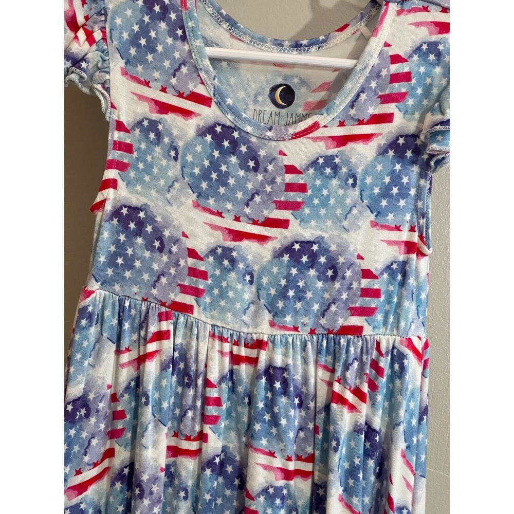 Dreamiere Young, Wild & Free  3T Twirler Dress | Bamboo American Flag - Picture 2 of 10